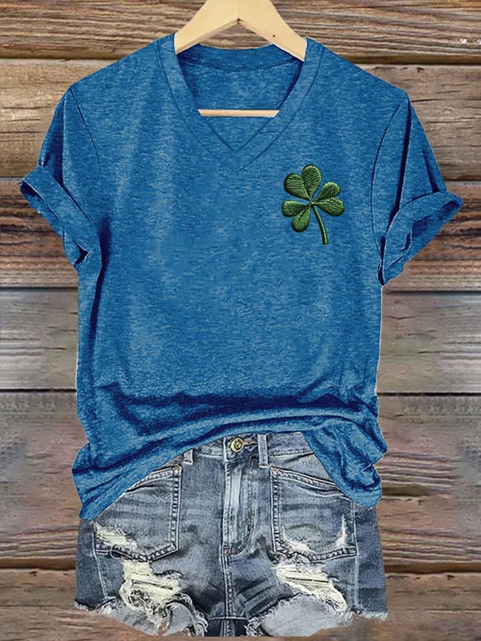 Women's St. Patrick's Day Printed Casual T-Shirt