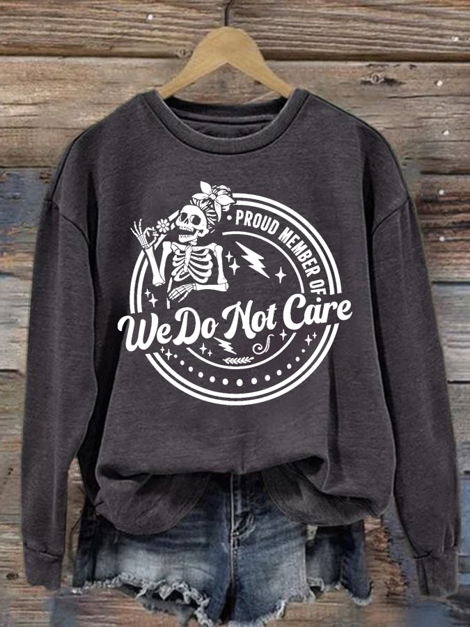 Women's   Retro Funny Proud Member Of Club Menopause Perimenopause Print  Sweatshirt