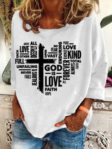 Women'S God is Love Sweatshirt