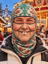 Funny And Wacky Ski Full-Face Balaclava Hood