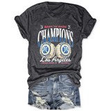 Dodgers Back to Back Champs Tee