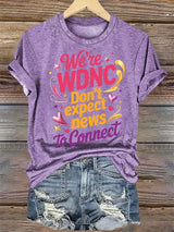 Women's  Retro Funny Proud Member Of Club Menopause Perimenopause Print T-Shirt