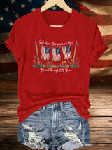 Women's Blessed through 250 Years Printed T-Shirt