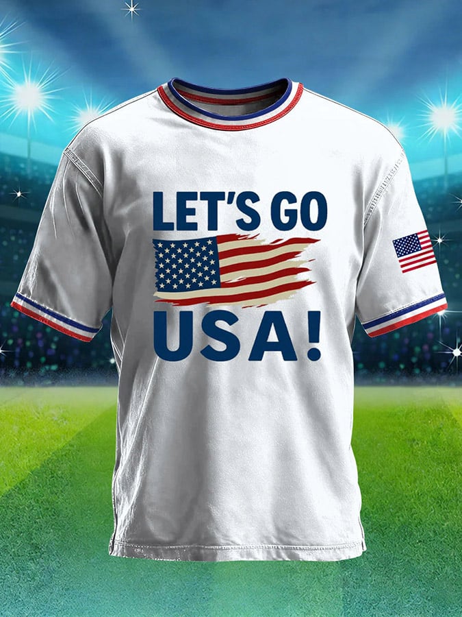 Men's USA Soccer Print Short Sleeve T-shirt