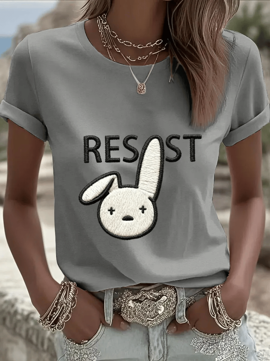 Women's Puerto Rico Resist Print  T-shirt