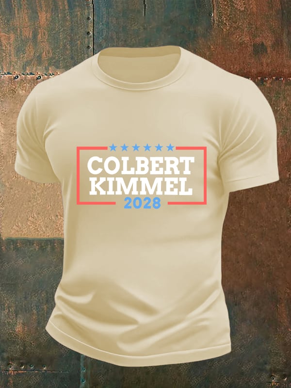 Men's Talk Show Colbert Kimme 2028 T-Shirt