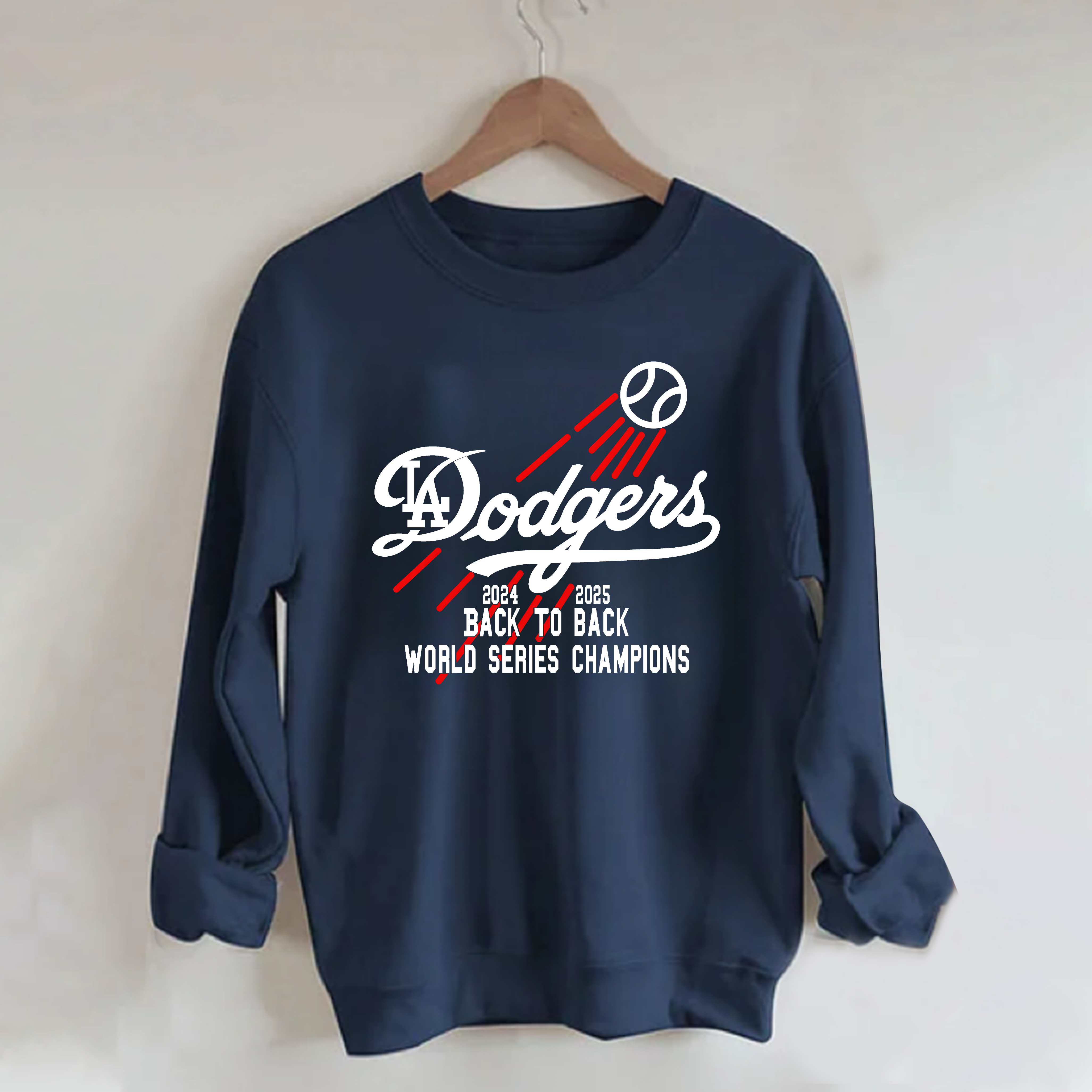 Dodgers Back To Back World Series Champions Sweatshirt