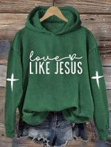 Women's Love Like Jesus Print Sweatshirt