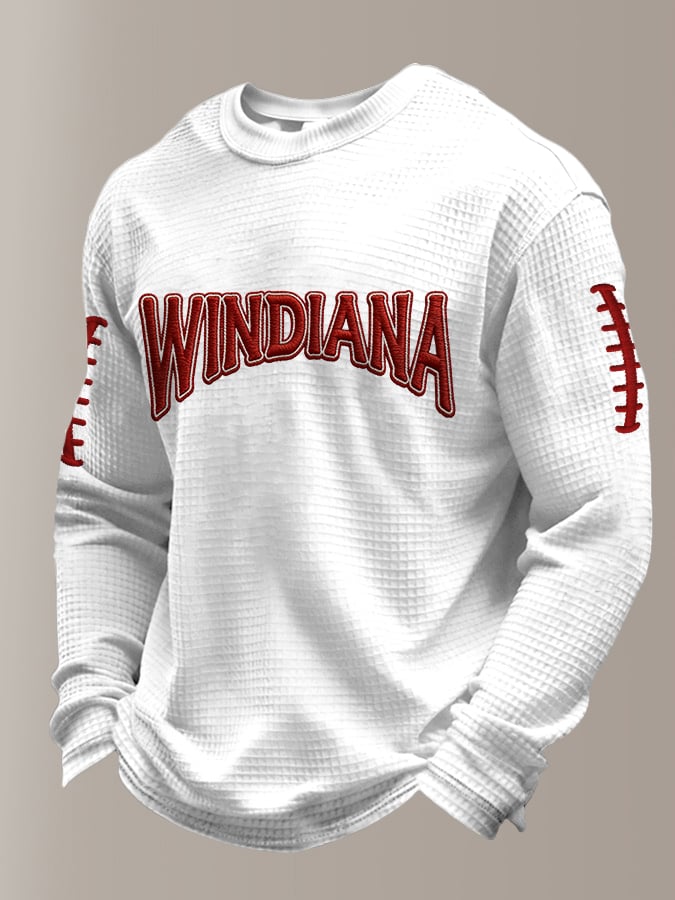 Men's Football Printed Casual Top