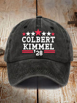 Unisex Talk Show Colbert Kimme 2028 Print  Cap