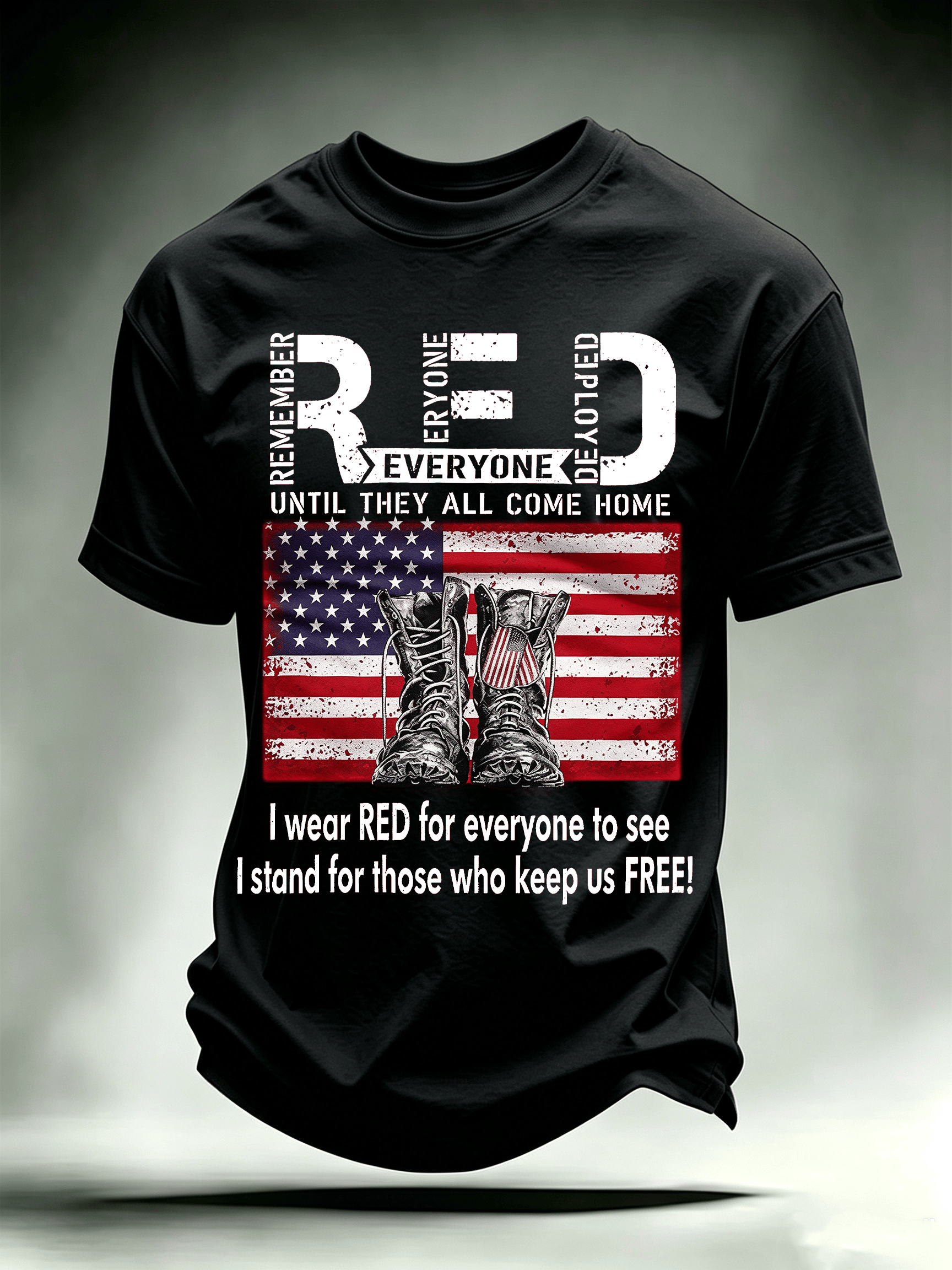 Men's Red Friday Veterans Shirt