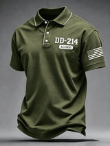 Men's U.S. Veterans Print Polo Shirt