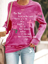 Women's John 316 God So Loved The World Valentine'S Day Christian Print Sweatshirt