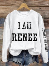 Women's Justice For Renee Nicole Good Sweatshirt