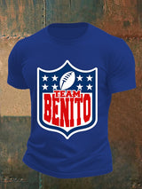 Men's  Team Benito Puerto Rico Print Casual Tee