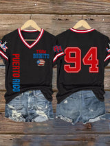 Women's Puerto Rican Rapper Print T-Shirt