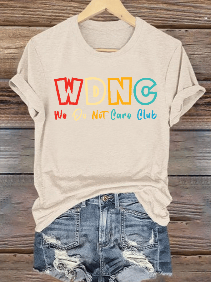 Women's  Retro Funny Proud Member Of Club Menopause Perimenopause Print T-Shirt