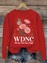 Women's  Retro Funny Proud Member Of Club Menopause Perimenopause Print  Sweatshirt