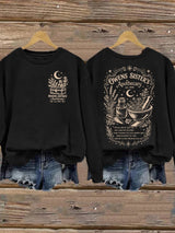 Women's Owens Sisters Apothecary Witch Print Casual Sweatshirt