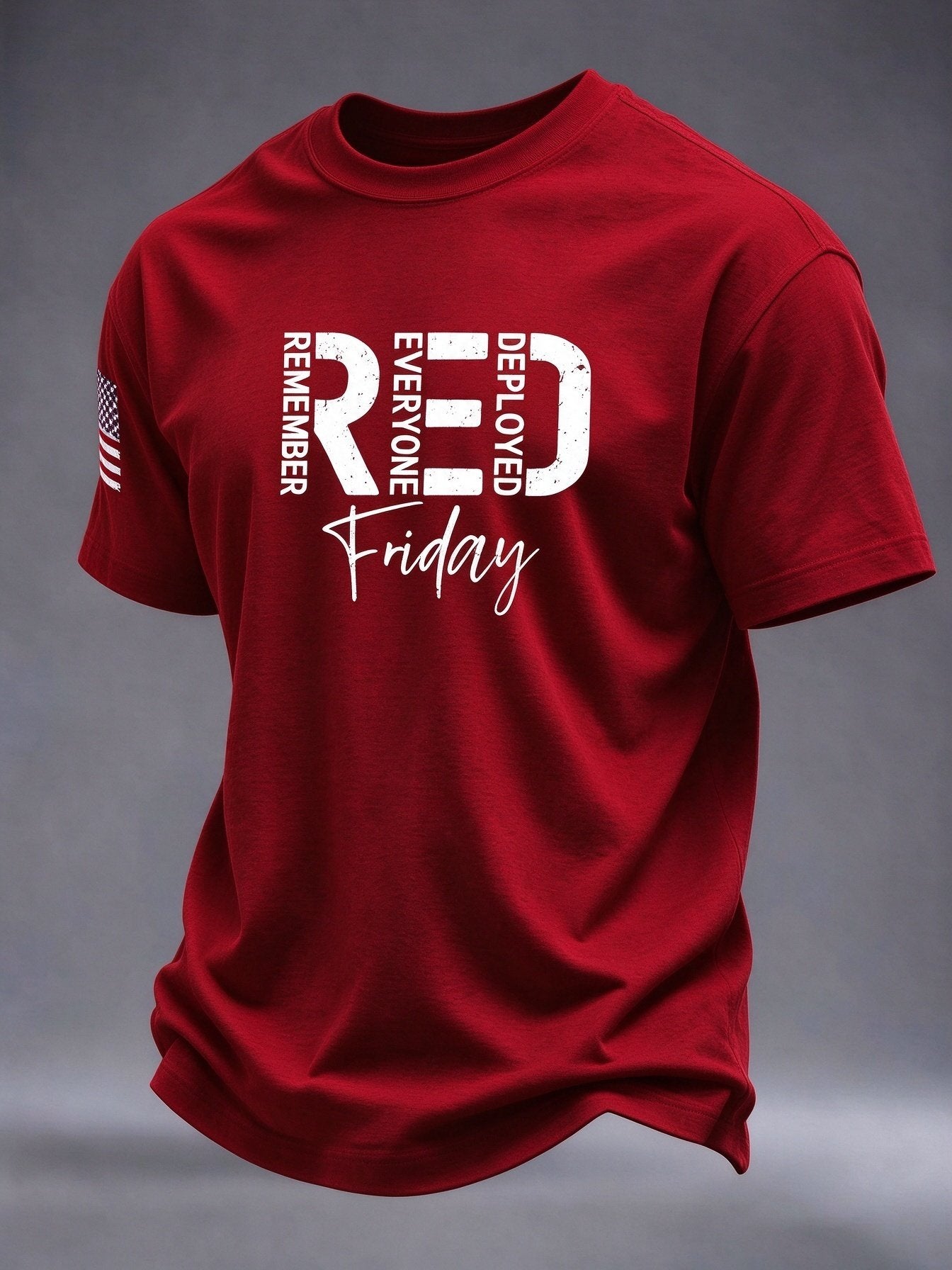 Men's Red Friday Casual T-Shirt