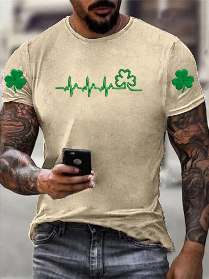 Women's St. Patrick's Day Pattern 100% Cotton T-Shirt