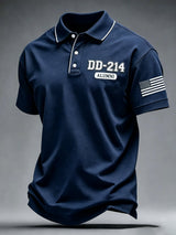 Men's U.S. Veterans Print Polo Shirt