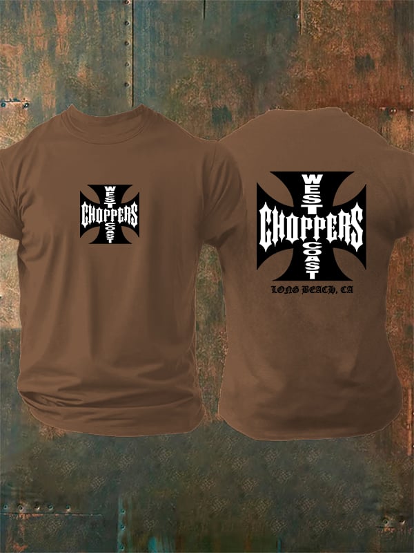 Men's  West Coast Choppers-Inspired Paul Tribute  Print  T-Shirt