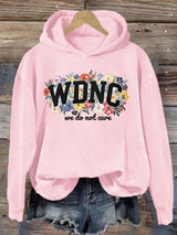 Retro Funny Proud Member Of WDNC Club Menopause Perimenopause Print Hoodie