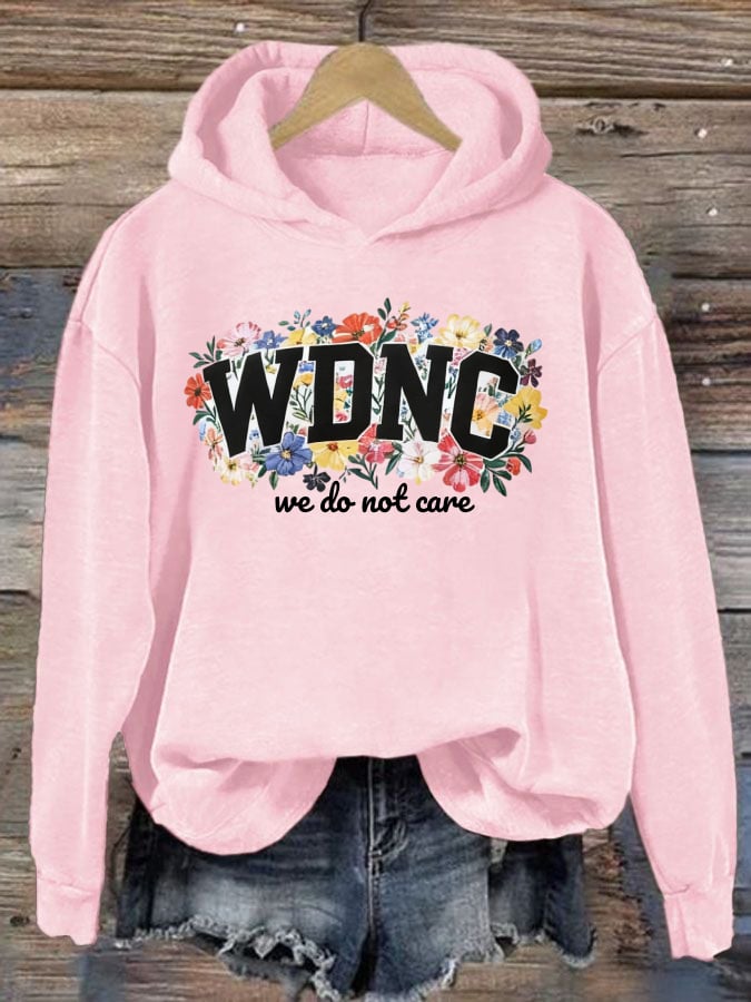 Retro Funny Proud Member Of WDNC Club Menopause Perimenopause Print Hoodie