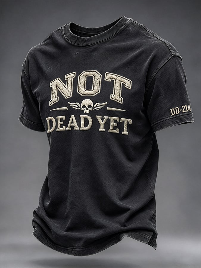 Men's Retro Print Short-Sleeve T-Shirt