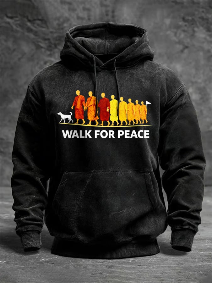 Men's Walk For Peace  Printed Sweatshirt