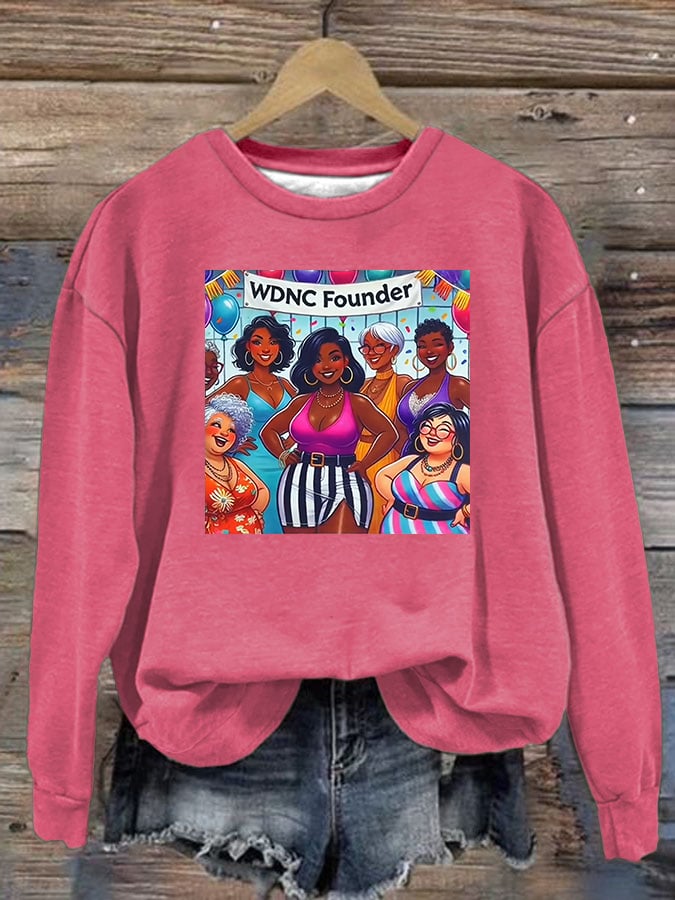 Women's  Retro Funny Proud Member Of Club We Do Not Care Menopause Perimenopause Print  Sweatshirt