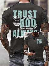 🔥Buy 3 Get 15% Off🔥Men'S Faith Trust God Always Print T-Shirt