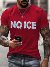 Men's NO ICE Casual Printed T-shirt