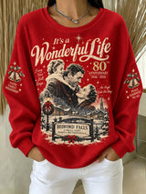 Women's Christmas Printed Casual Sweatshirt