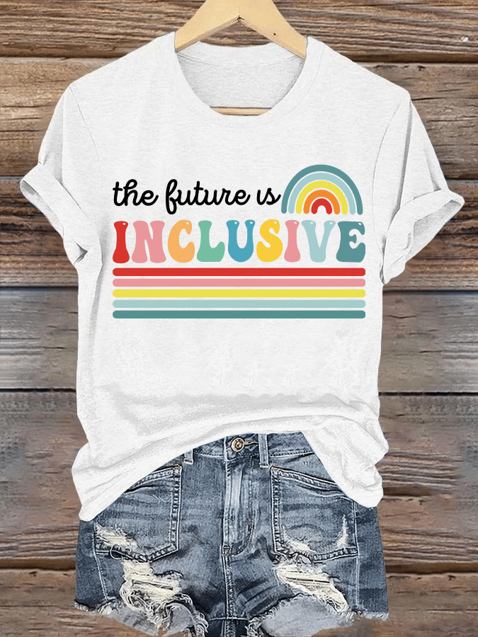 Women's  The Future Is an Inclusive Print T-Shirt