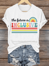 Women's  The Future Is an Inclusive Print T-Shirt