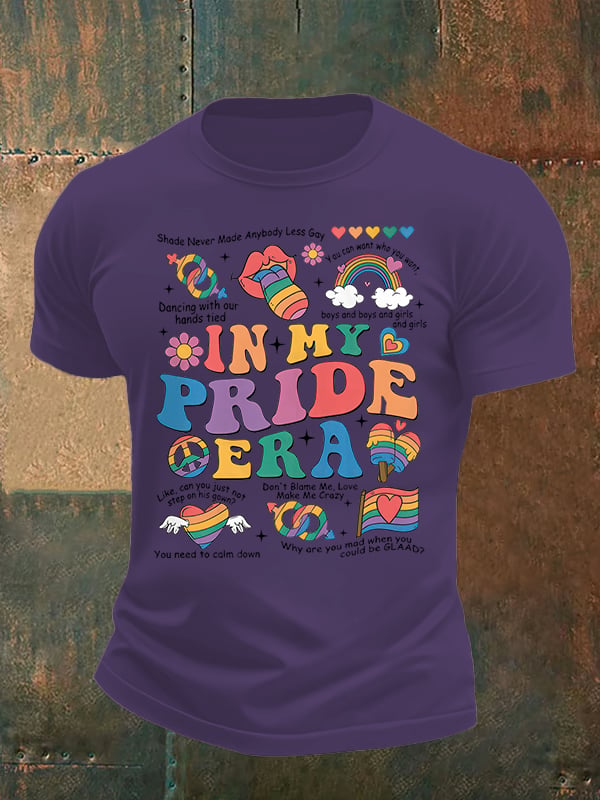 Men's In My Pride Era, Pride Month Print T-Shirt
