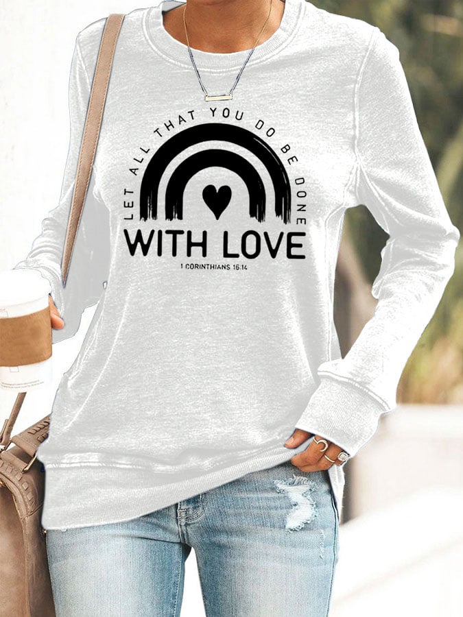 Women's All That You Do Printed Sweatshirt