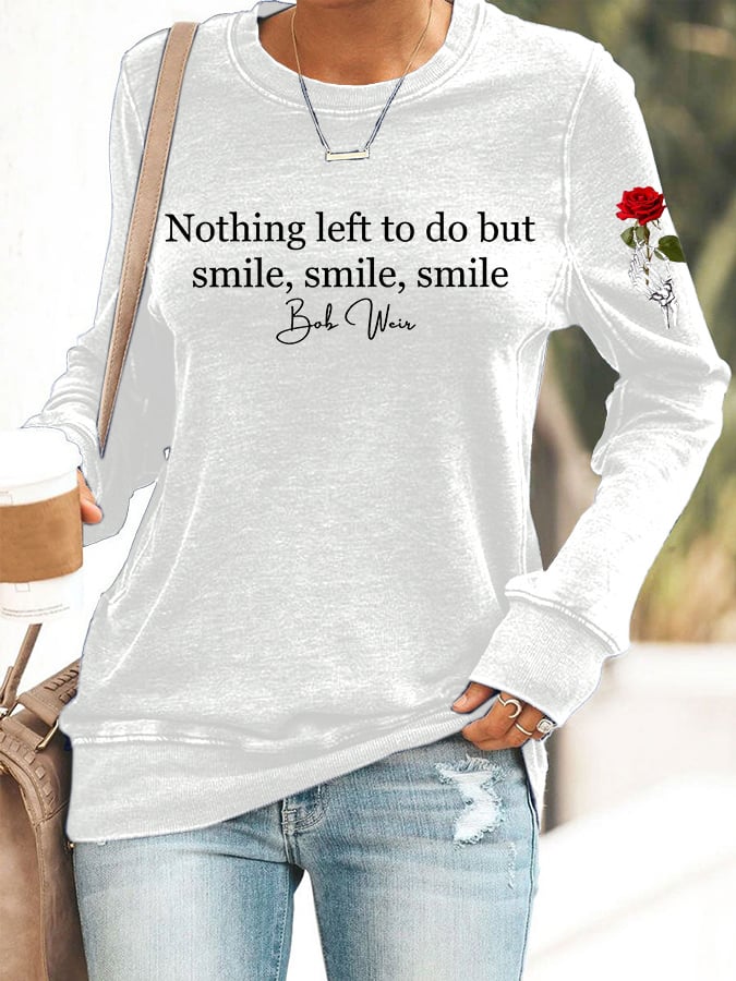 🔥Buy 3 Get 15% Off Women's Vintage Rock Tribute Print Casual Sweatshirt