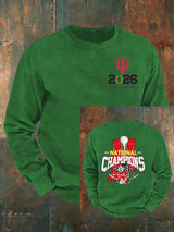 Men's   Football Print  Sweatshirt