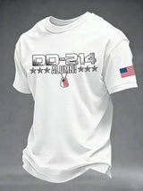 Men's Retro Print Short-Sleeve T-Shirt