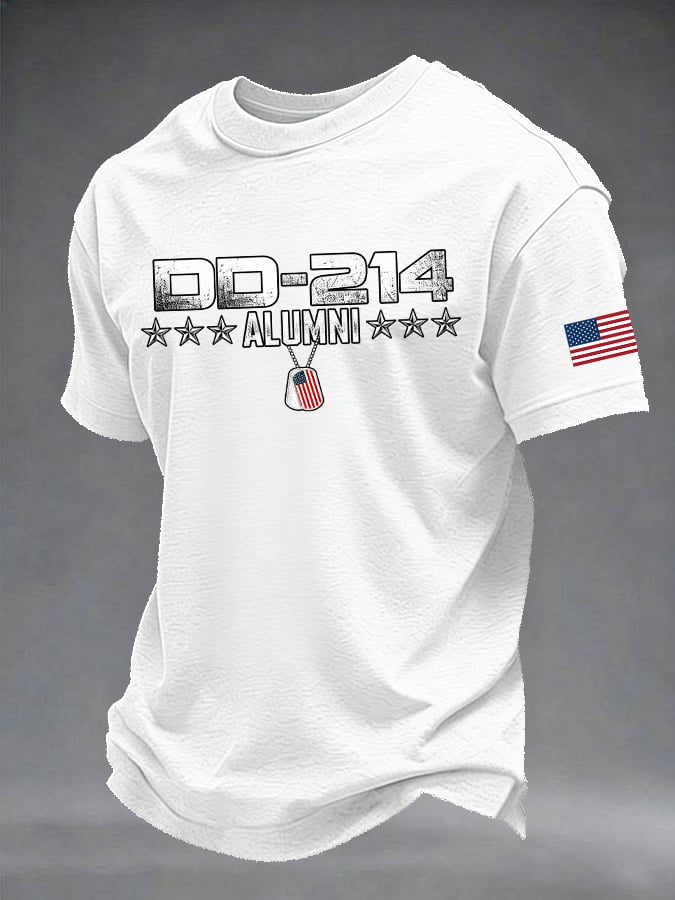 Men's Retro Print Short-Sleeve T-Shirt