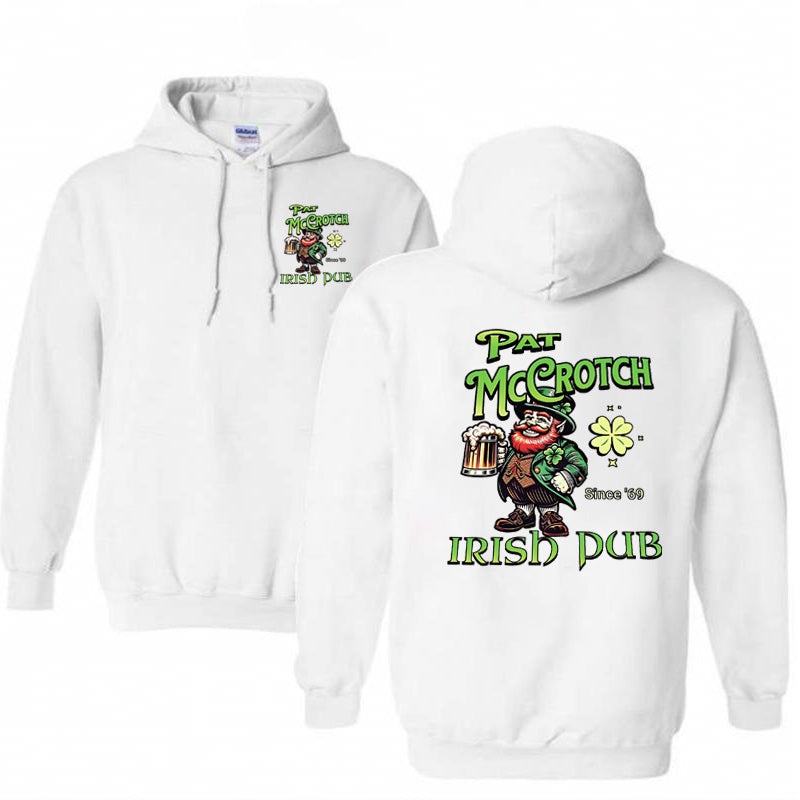 St.Patrick's Day Print Pattern 100% 300g Cotton Classic Hoodie