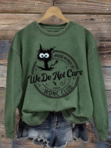 Retro Funny Proud Member Of WDNC Print Sweatshirt