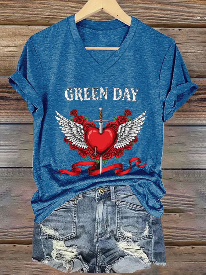 Women's Casual Printed Short-Sleeve T-Shirt
