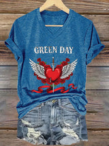Women's Casual Printed Short-Sleeve T-Shirt
