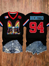 Women's Puerto Rico Print Shirt