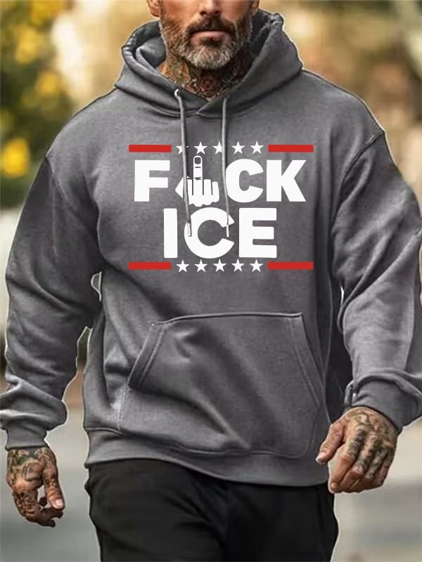 Men's  ICE  Print  Hoodies