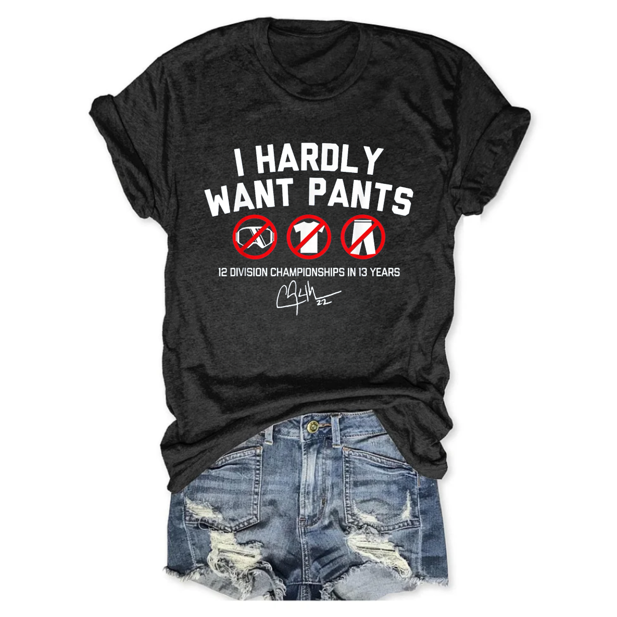 I Hardly Wait Pants Dodgers Tee